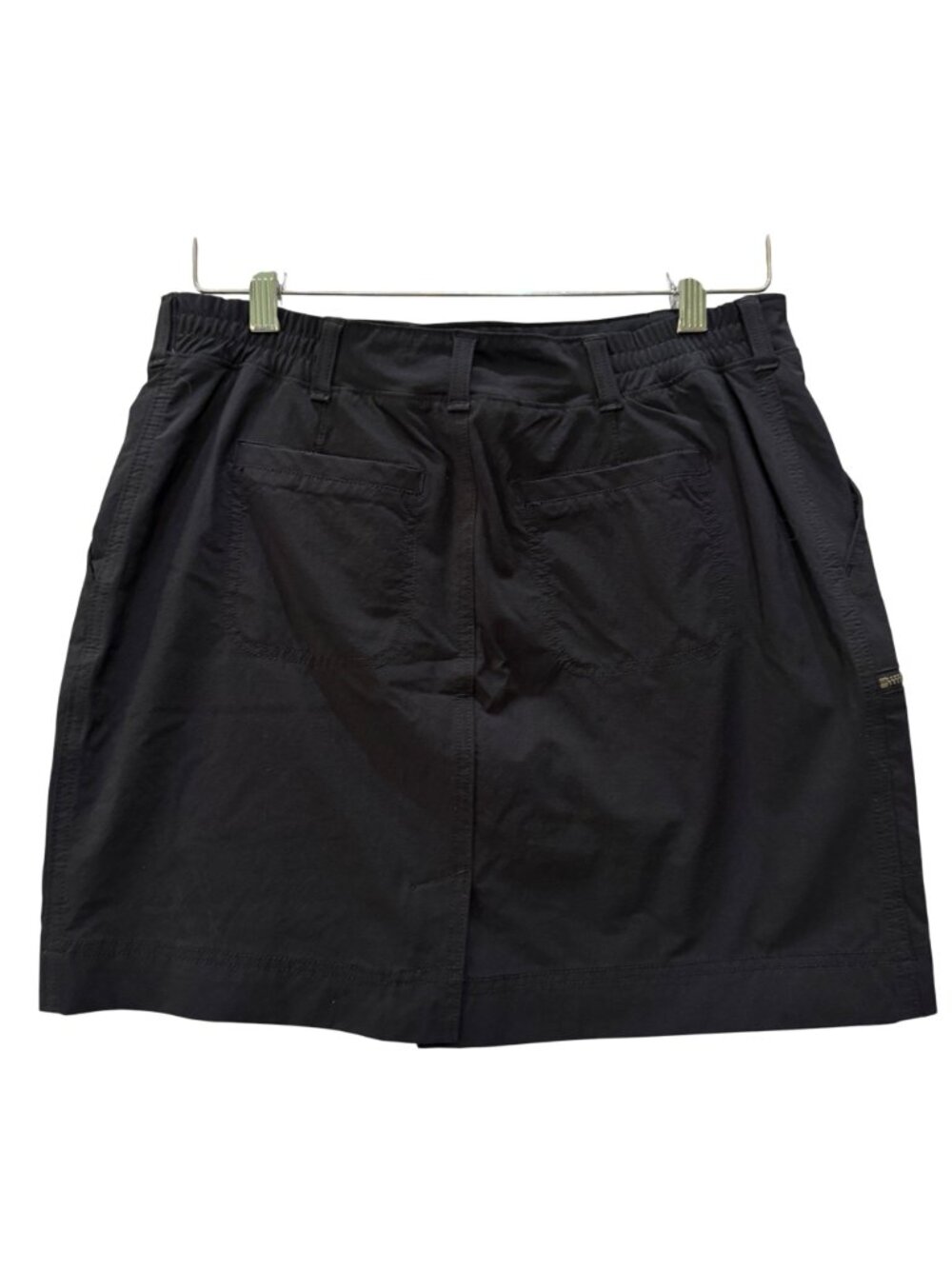 Athleta Black Skort Women's Size 6 Elastic Waist Inside Stretch Shorts Pockets - Picture 3 of 16
